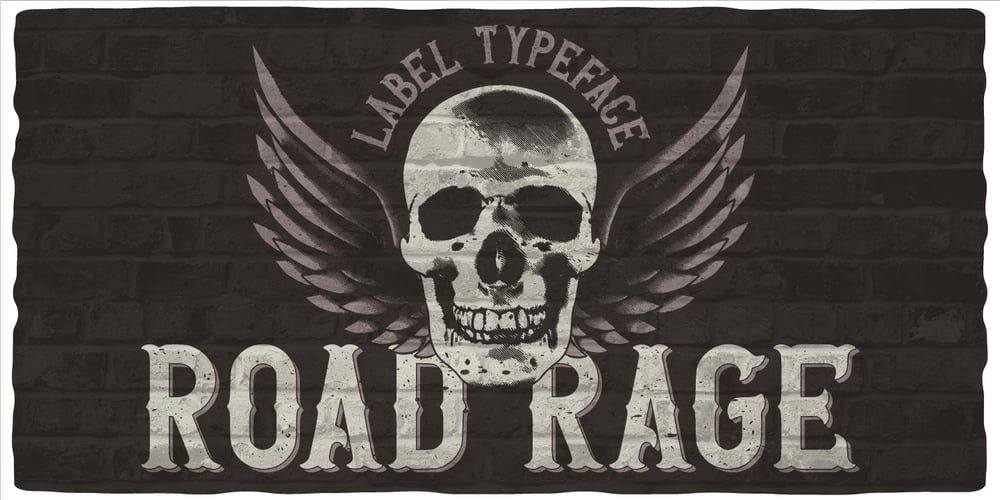 Road Rage font