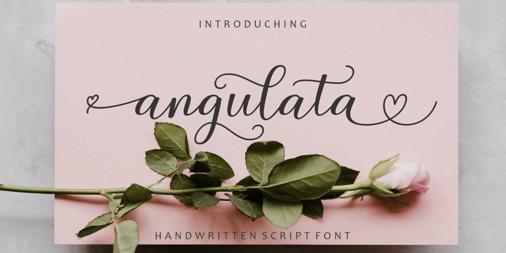 Angulata font