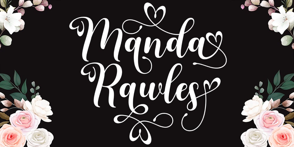 Manda Rawles font