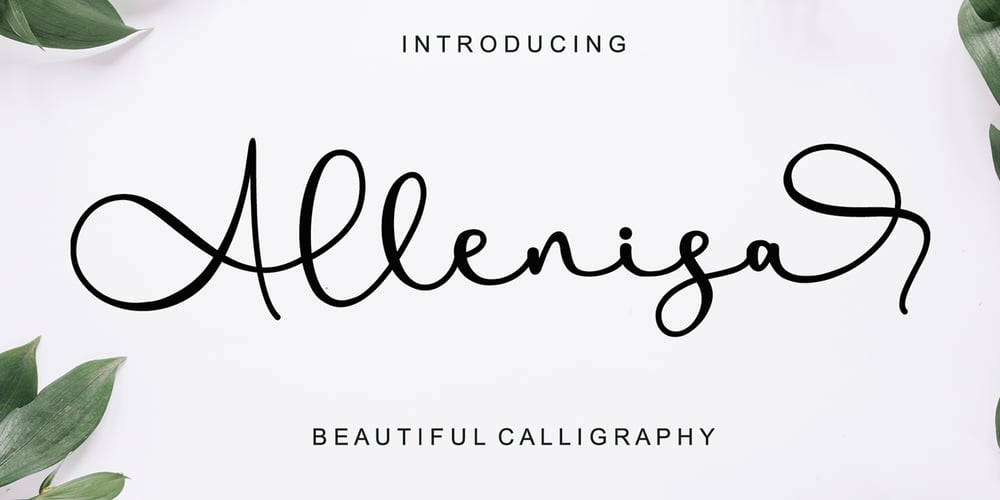 Allenisa font
