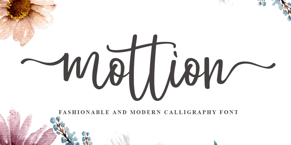 Mottion font