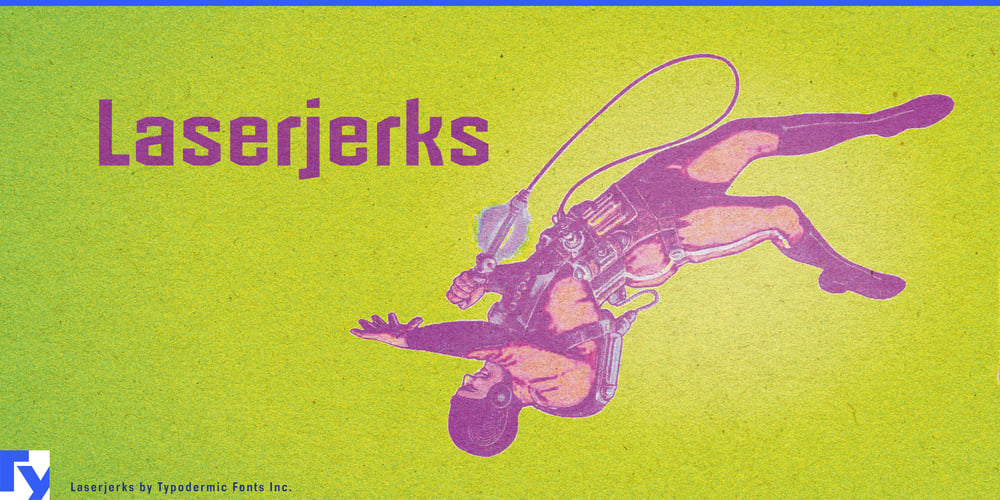 Laserjerks font