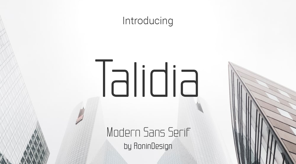 Talidia font