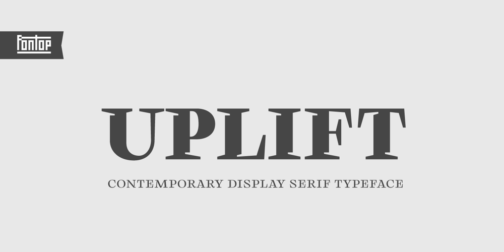 Uplift font