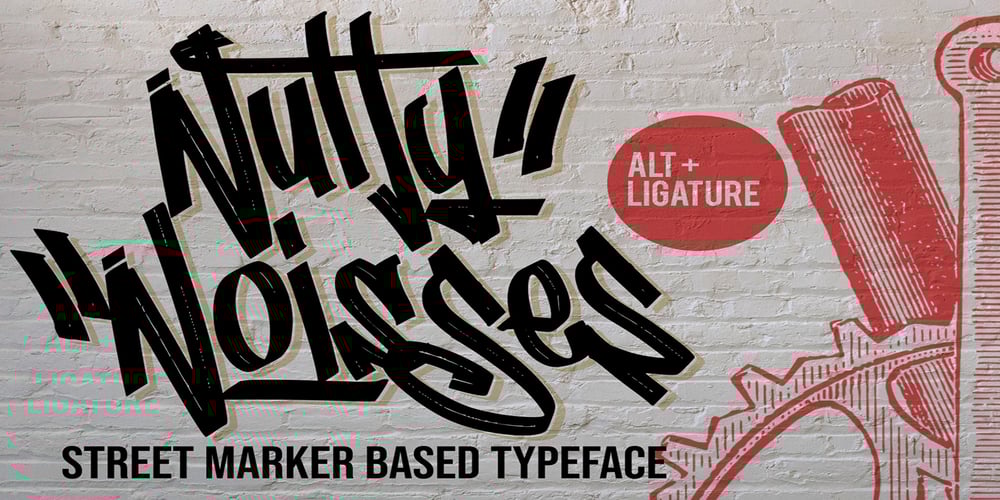 Nutty Noisses font