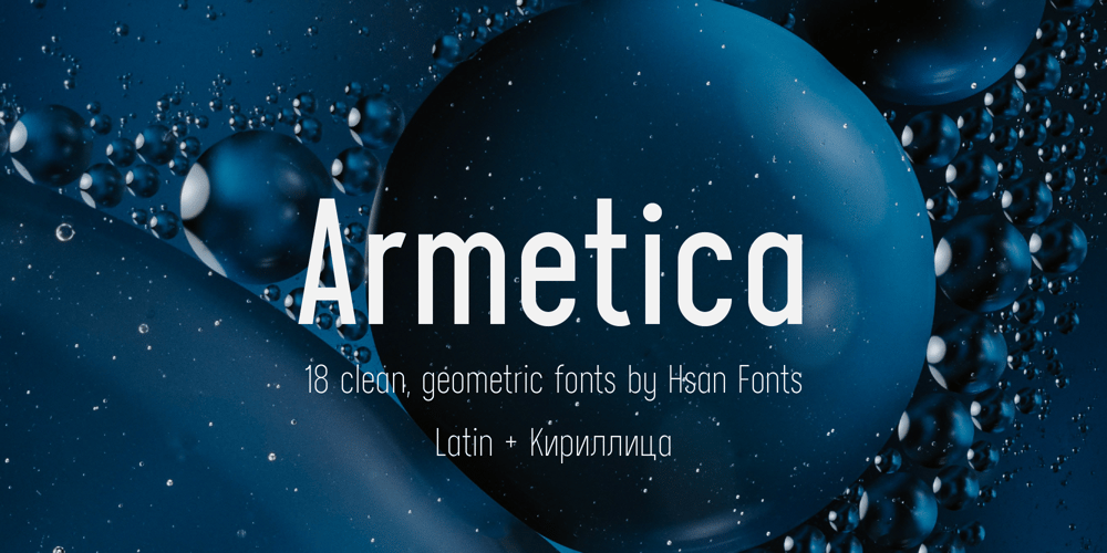Armetica font