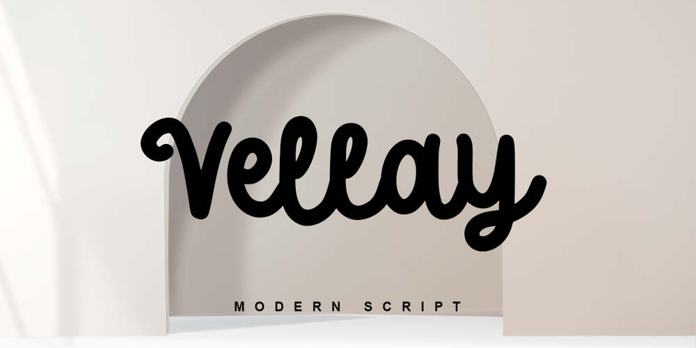 Vellay font