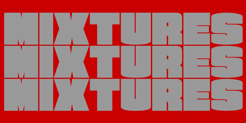 Mixtures font