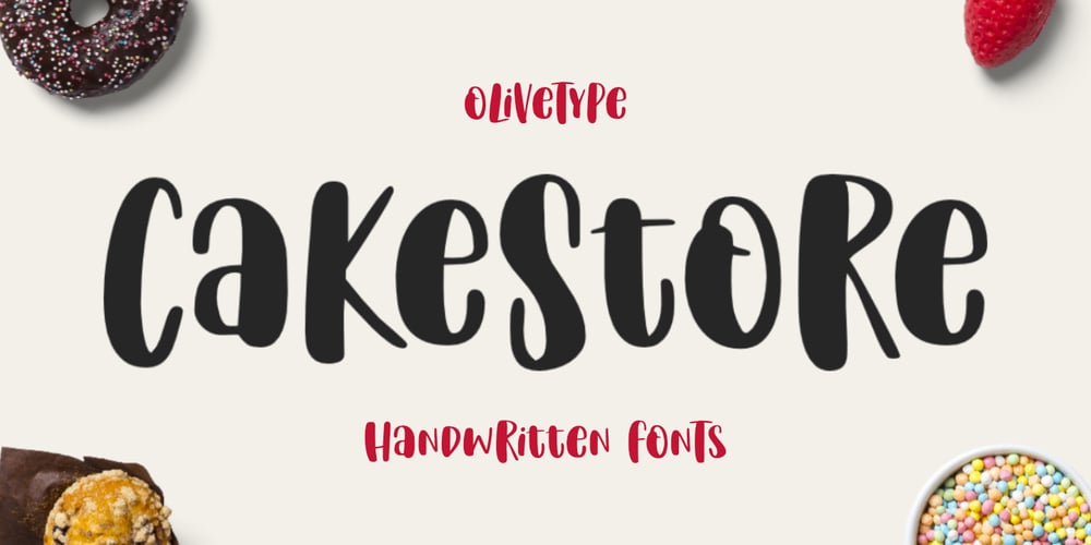 Cake Store font