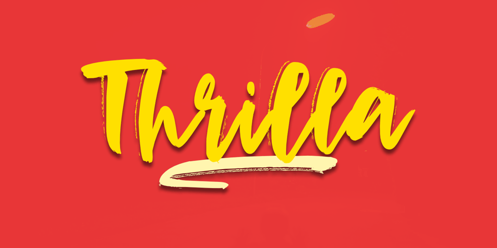 Thrilla font