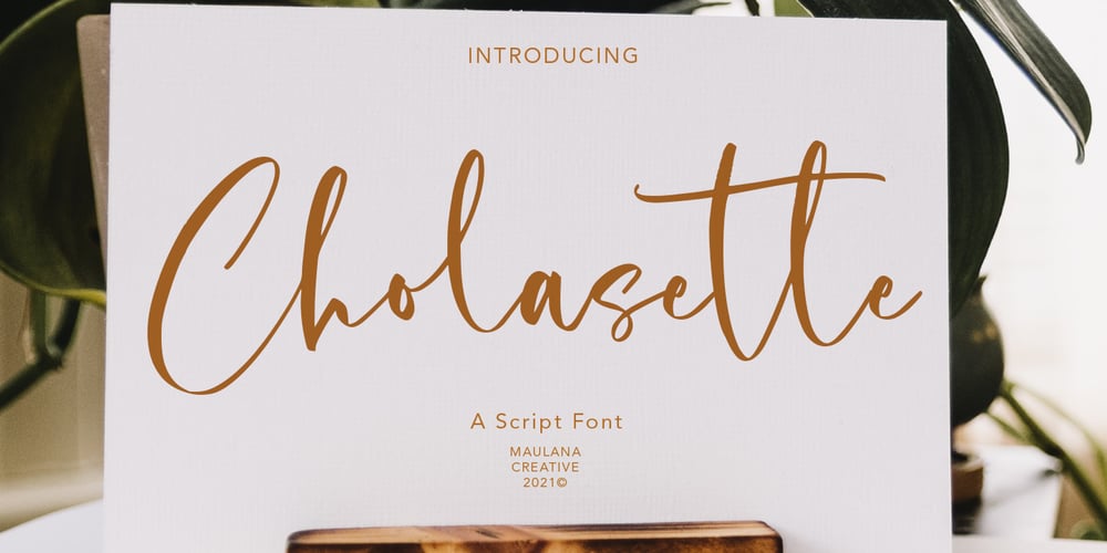 Cholasette font