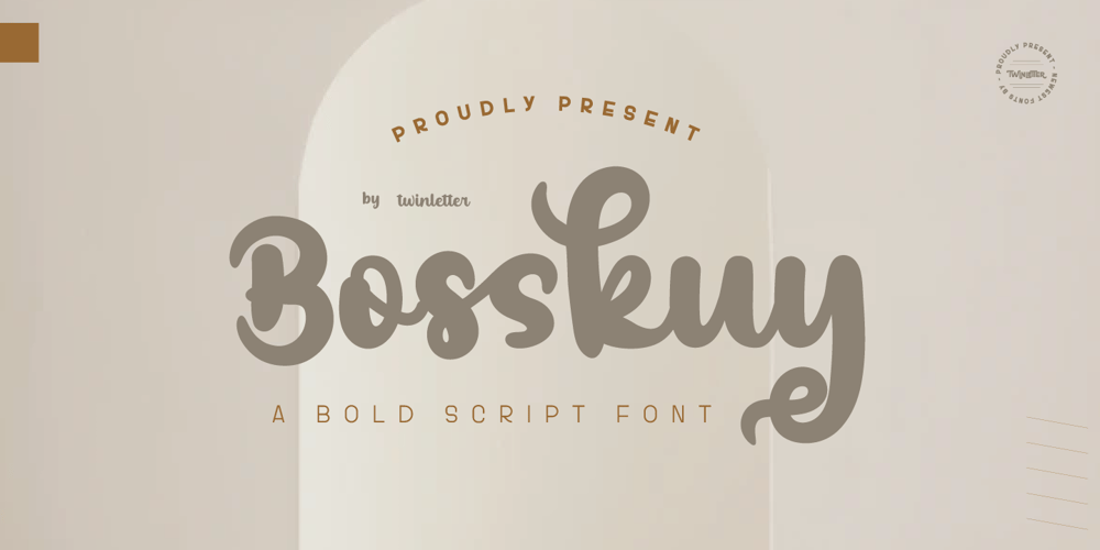 Bosskuy font