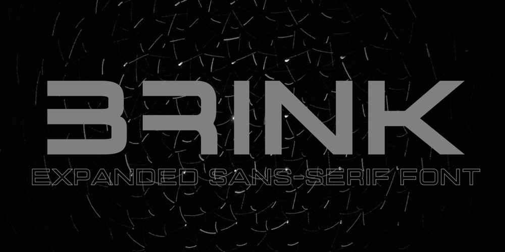 Brink font
