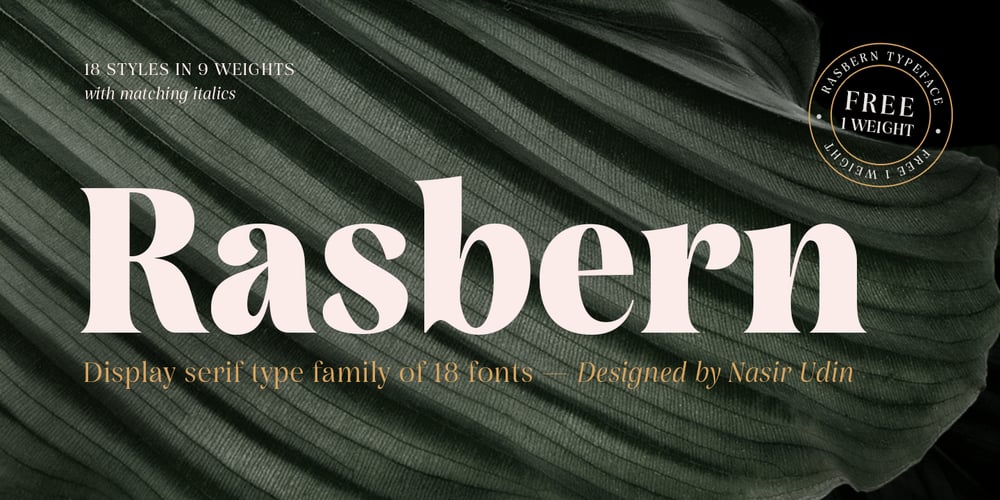 Rasbern font