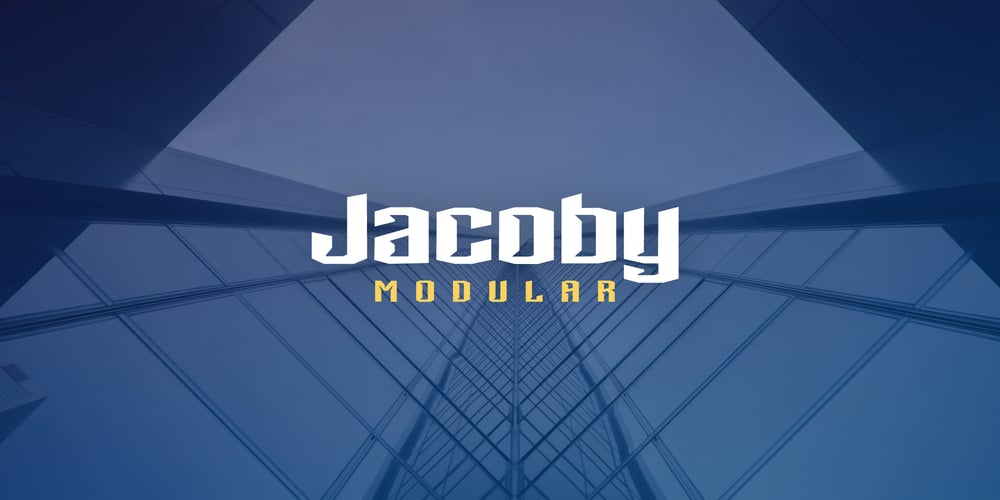 Jacoby Modular font