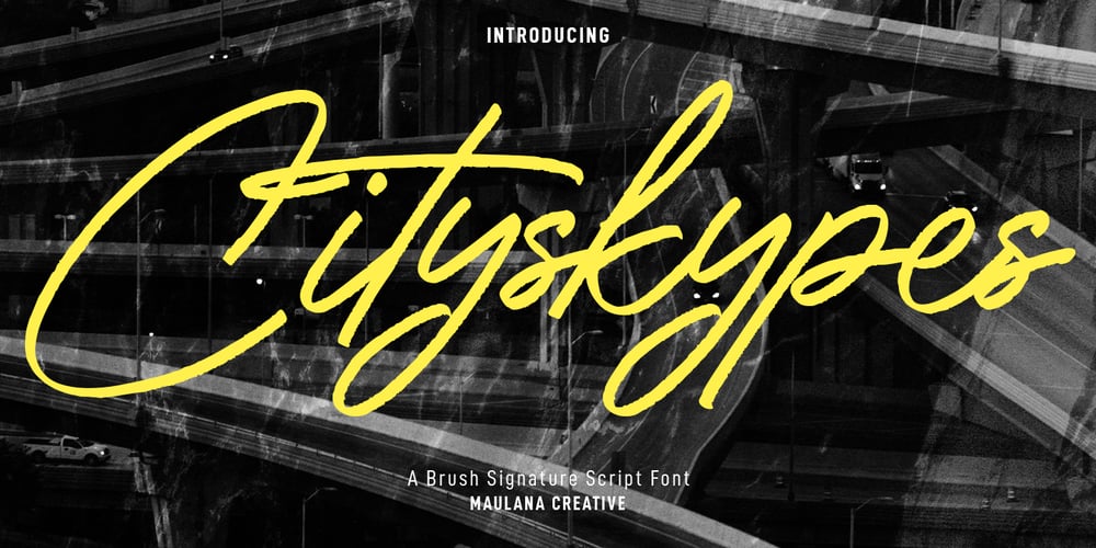 Cityskypes font