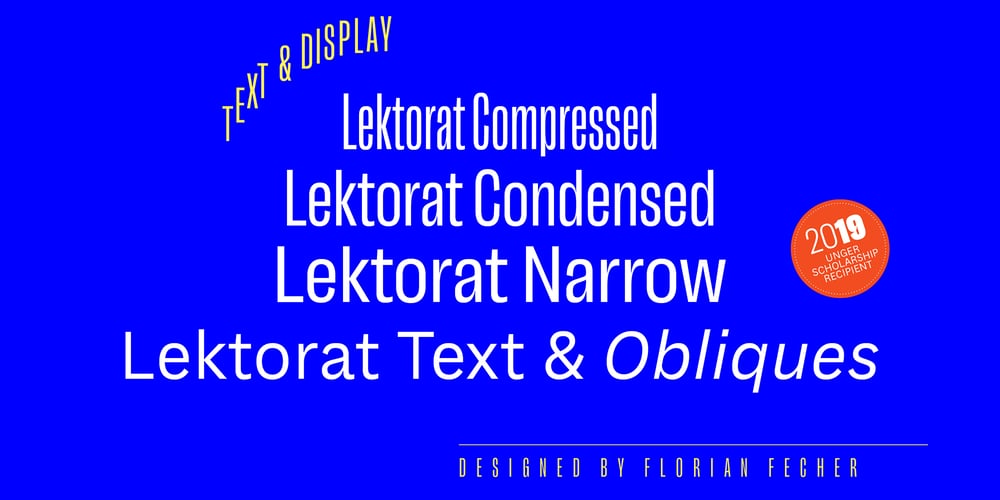 Lektorat font