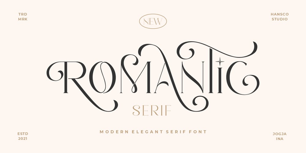 Romantic Serif font