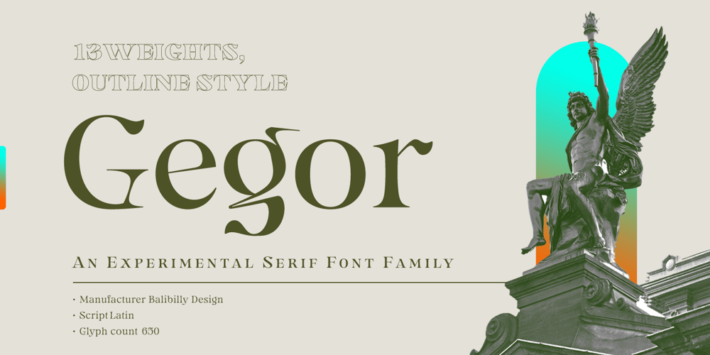 Gegor font