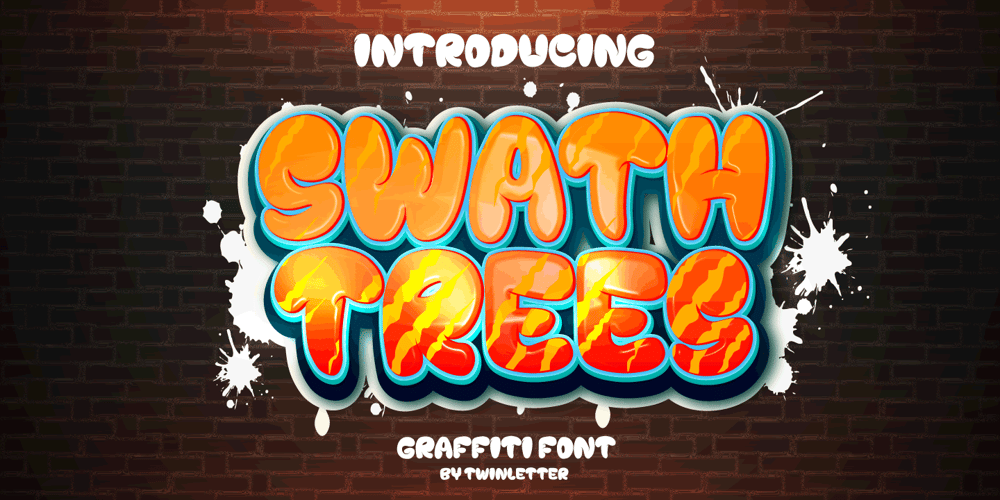 Swath Trees font