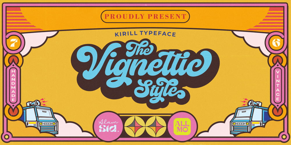 Vignettic font