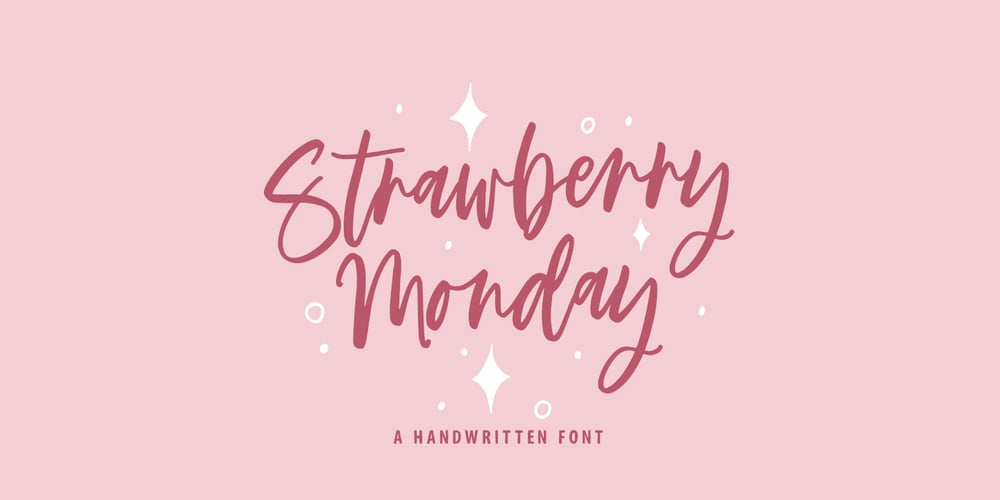 Strawberry Monday font