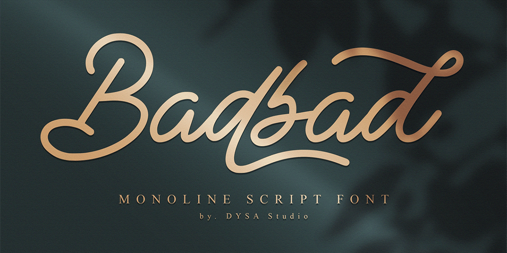 Badbad font