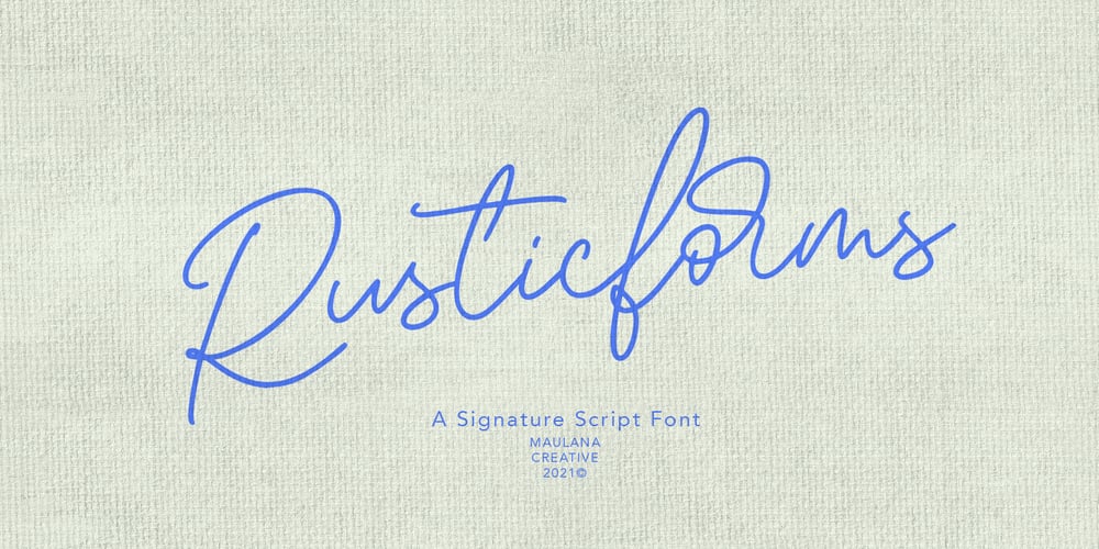 Rusticform font