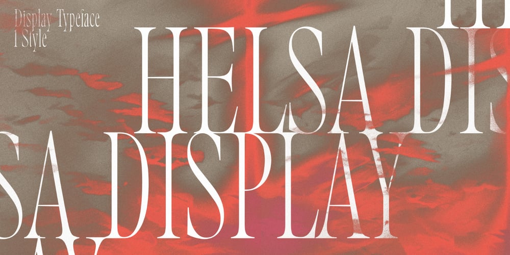 Helsa Display font