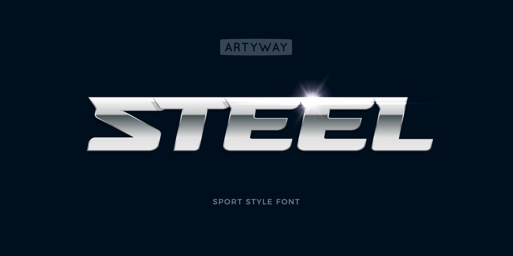 Steel Race font