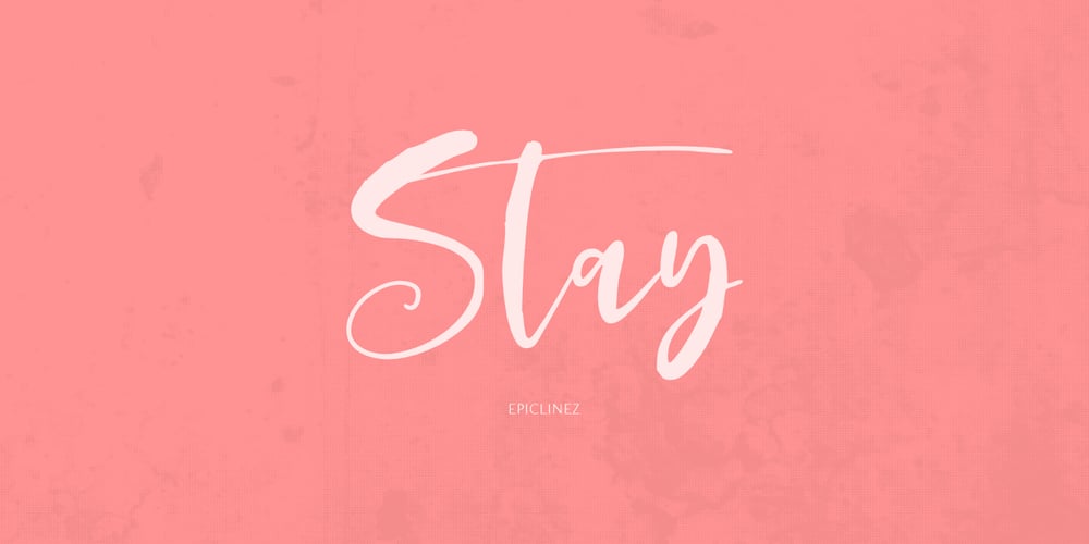 Stay font