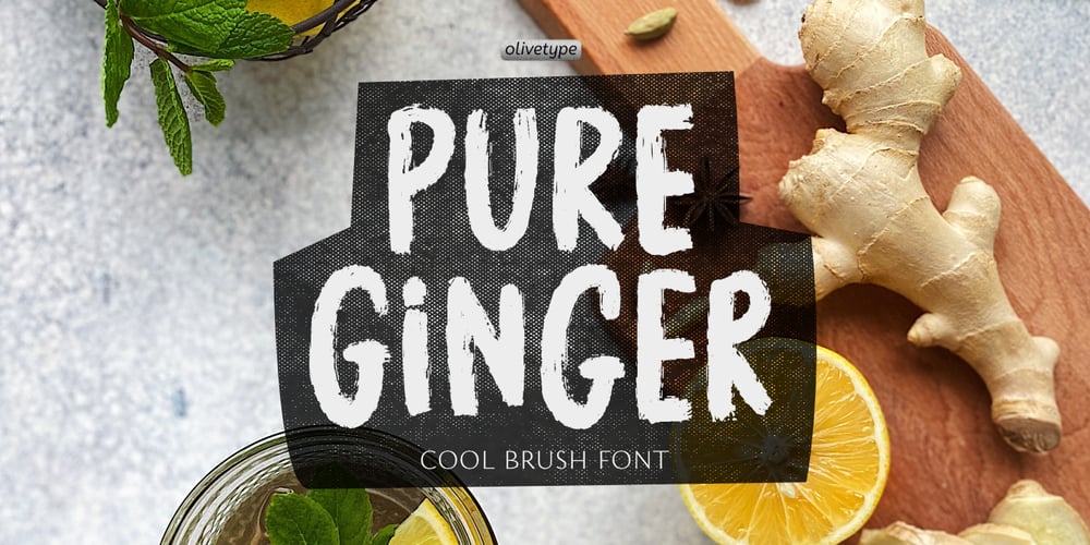 Pure Ginger font