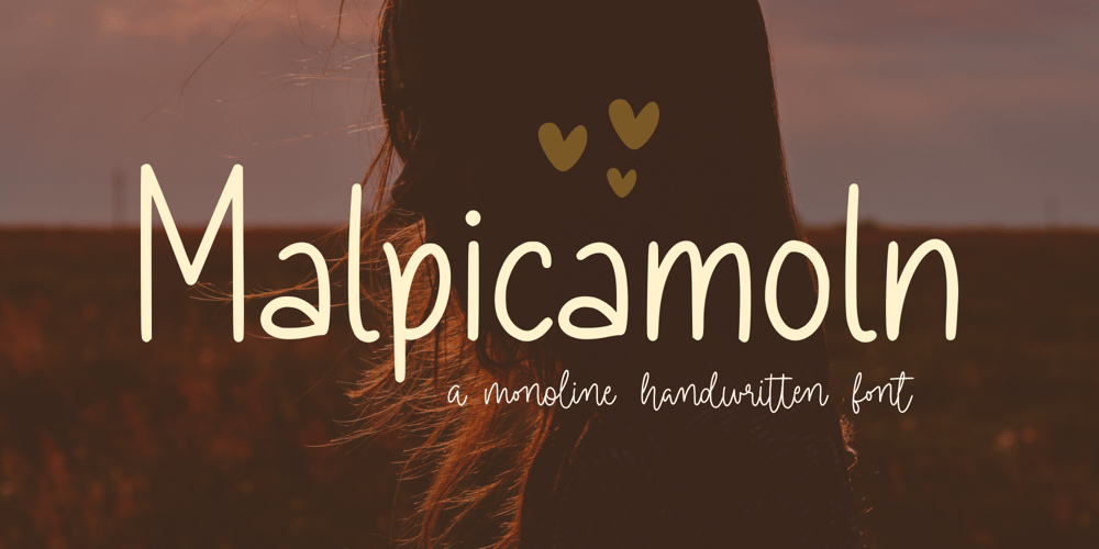 Malpicamoln font