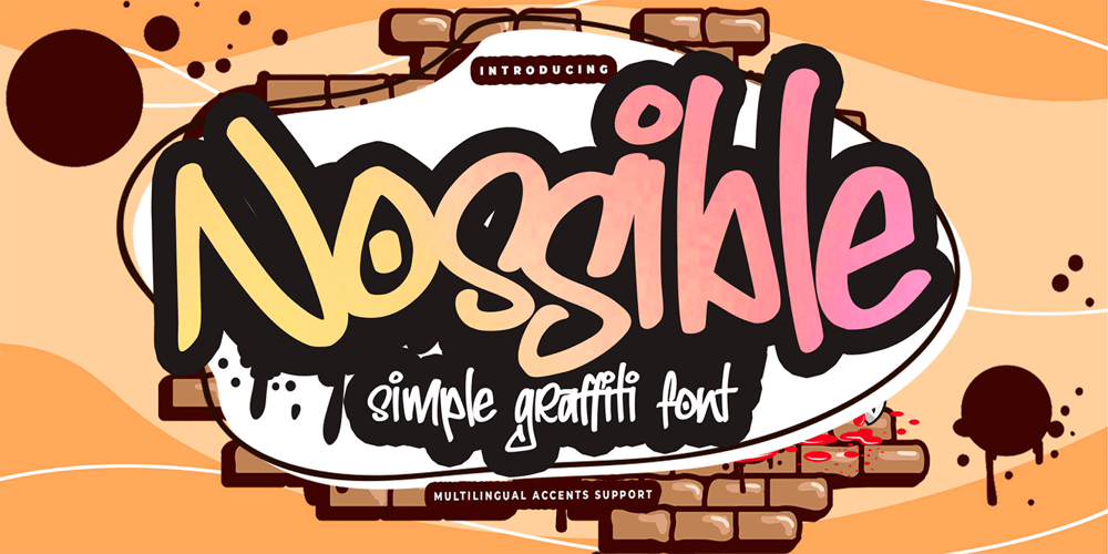 Nossible font