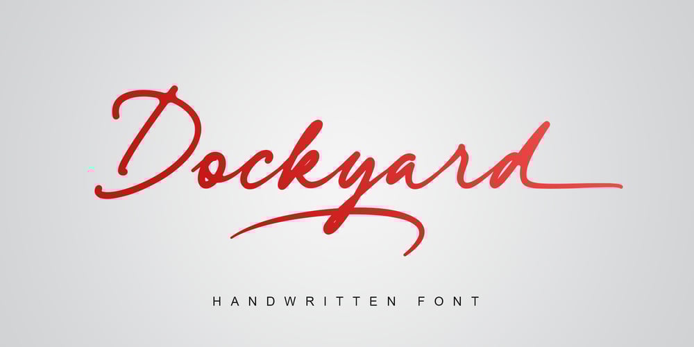 Dockyard font