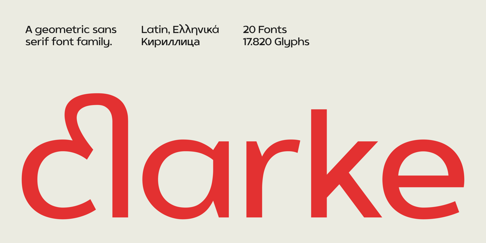 SK Clarke font