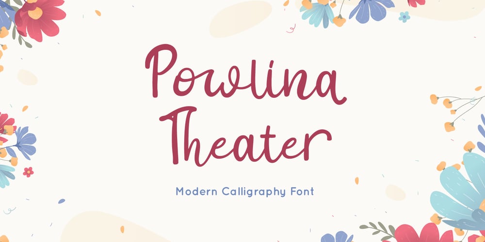 Powlina Theater font