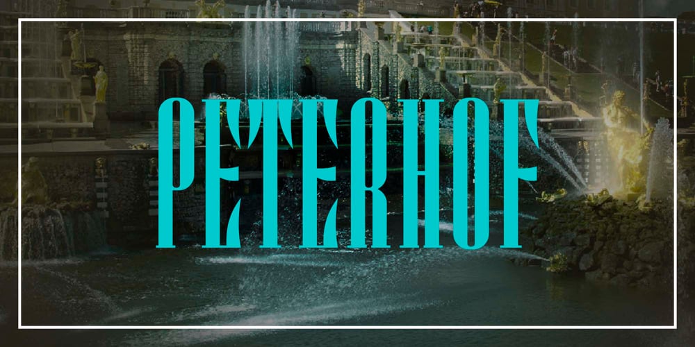 Peterhof font