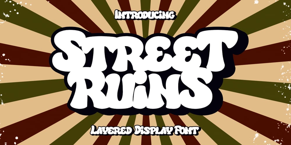 Street Ruins font