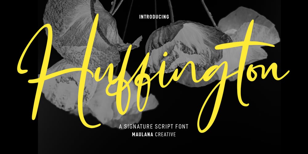 Huffington font