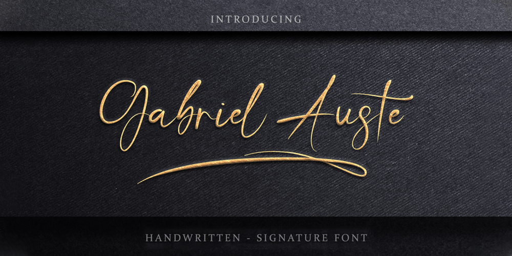 Gabriel Auste font