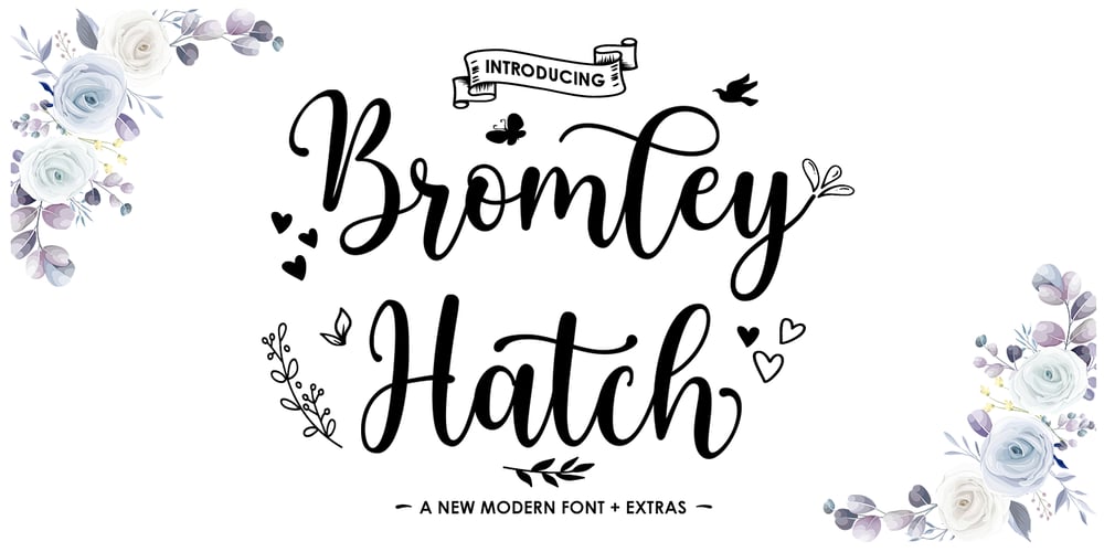 Bromley Hatch font