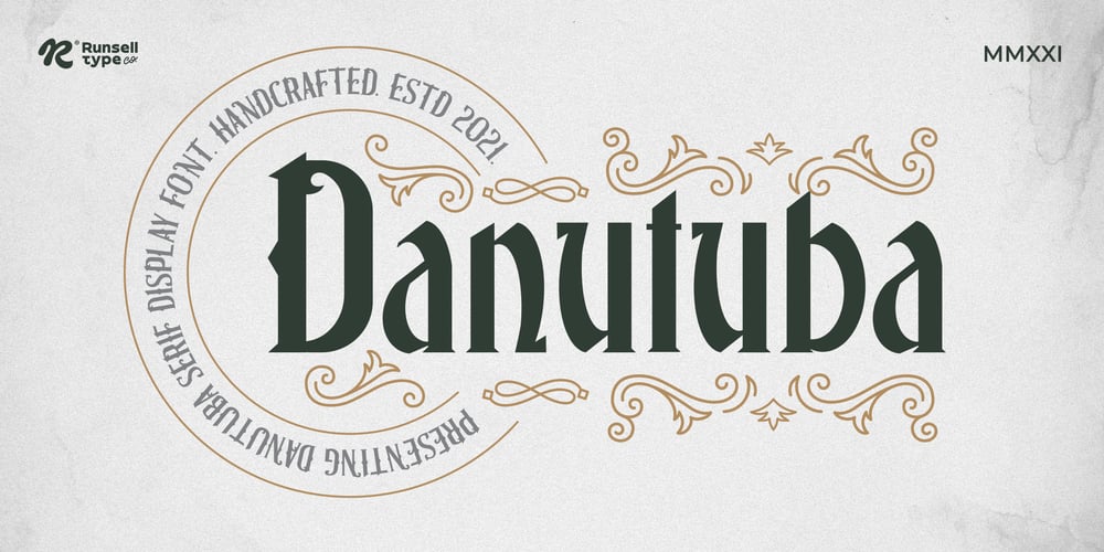 Danutuba font