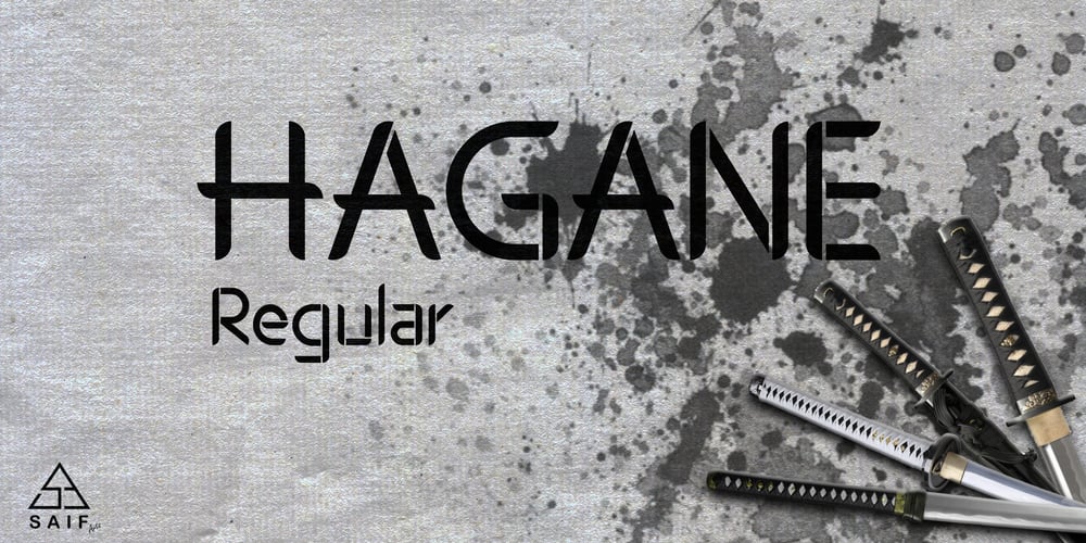 Hagane font