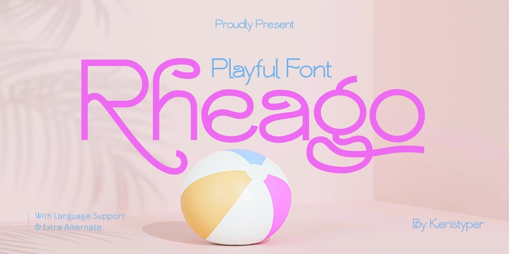 Rheago font