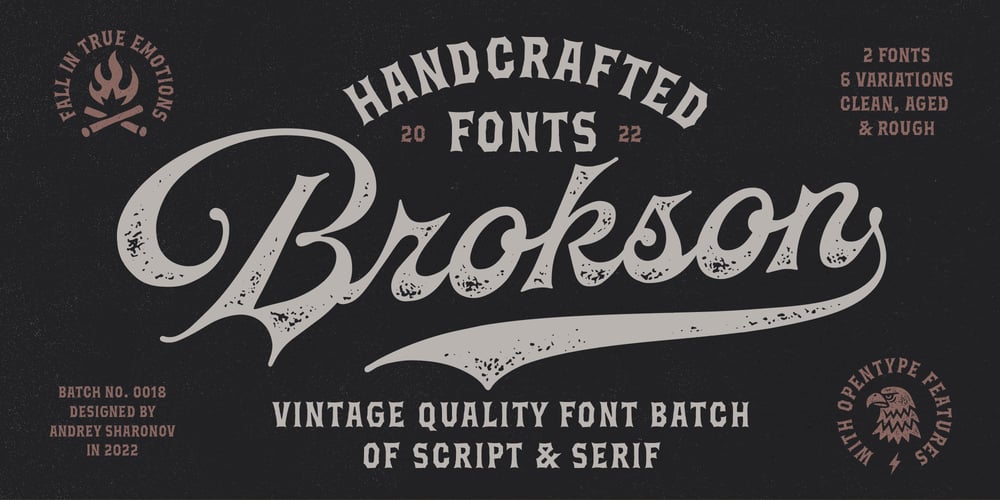 Brokson font