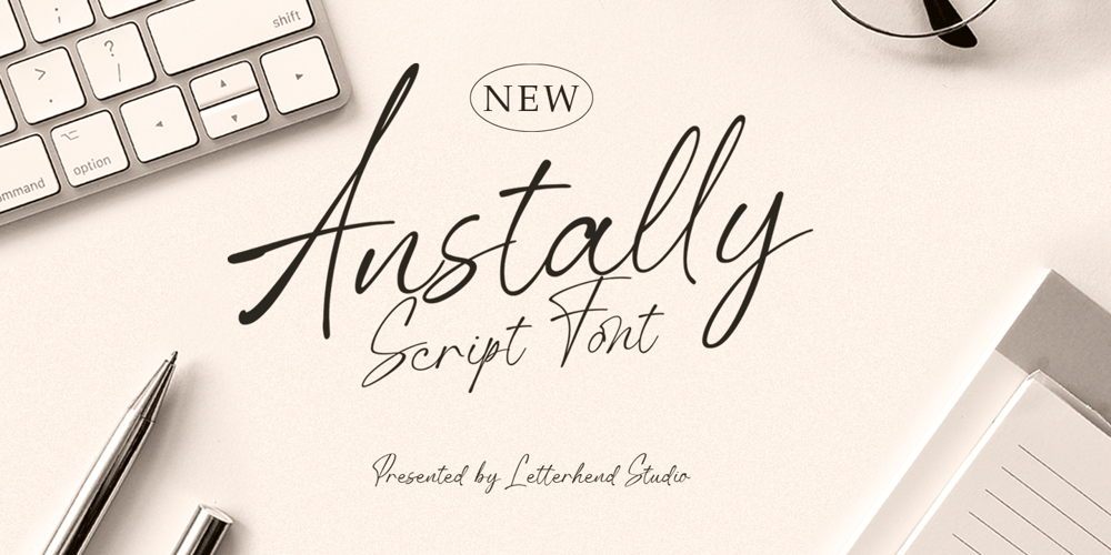 Anstally font