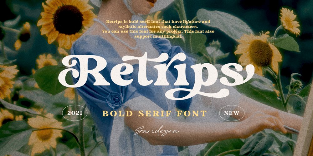 Retrips font