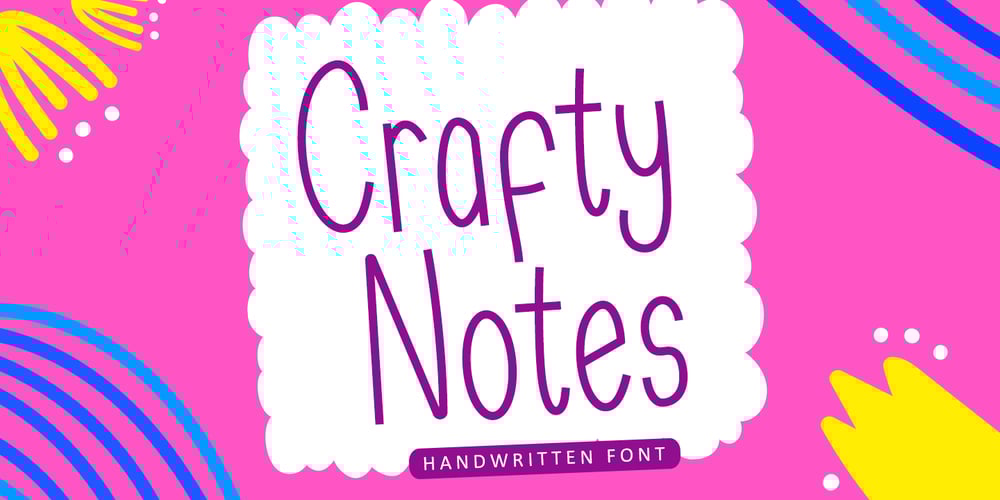 Crafty Notes font
