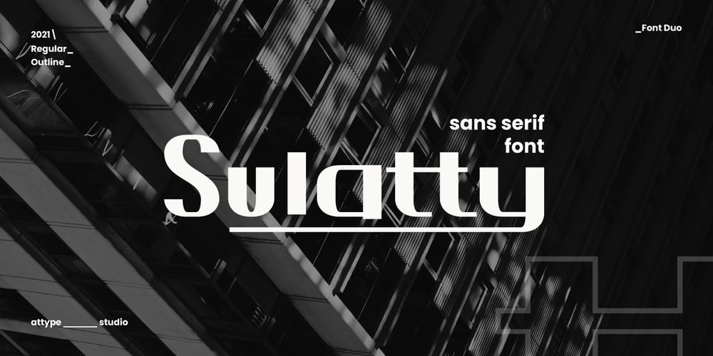 Sulatty font